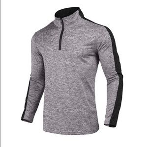 Men Quarter and Dry Long Sleeve Sport T-Shirt